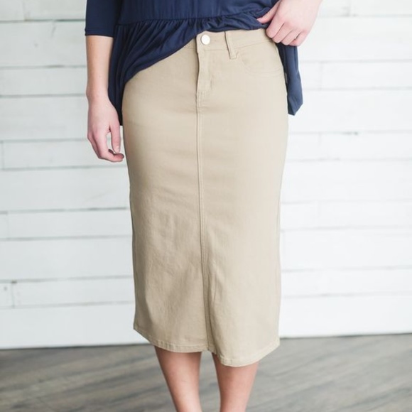The Skirt Outlet | Skirts | Khaki Tan 
